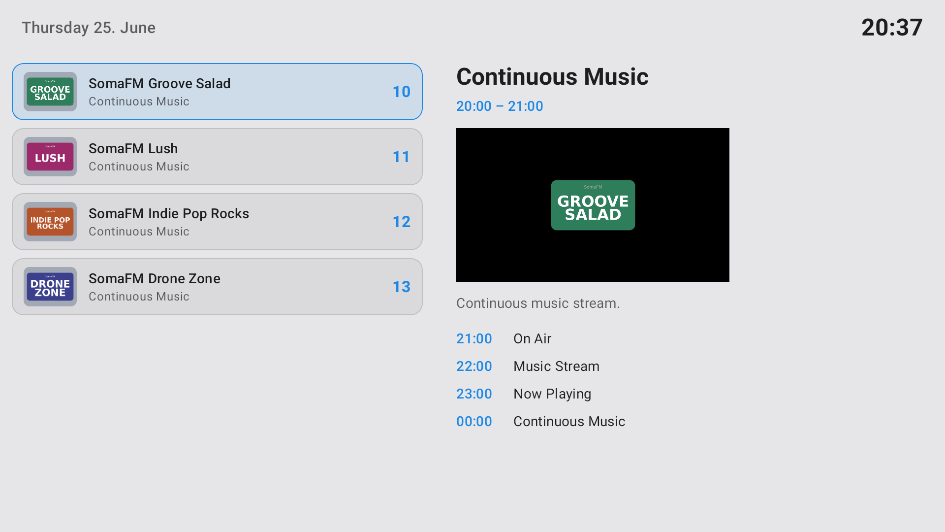 Headent Client — radio